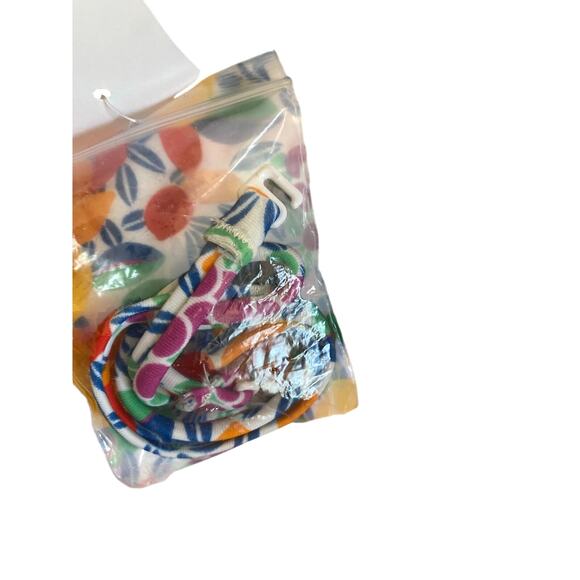 J. Crew Tropical Fruit Print Ruched Bandeau One Piece Swimsuit L NWT - Picture 5 of 5